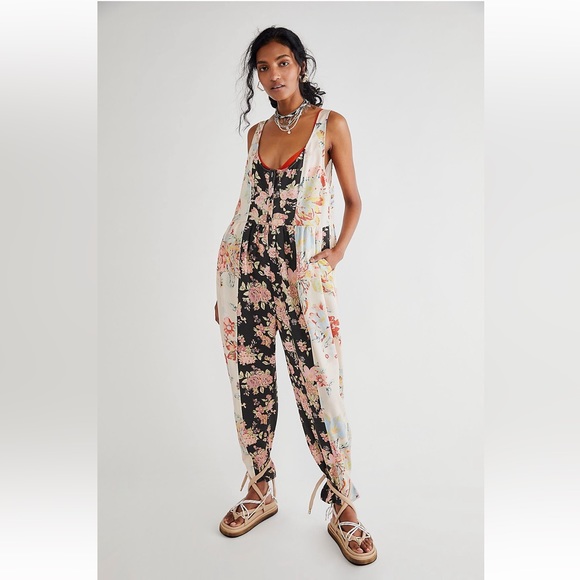 Free People floral jumpsuit - Picture 4 of 4